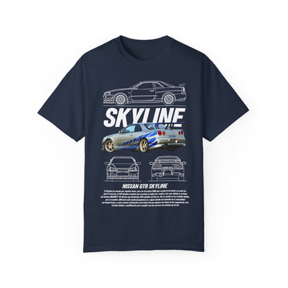Nissan GTR Skyline Unisex  T-Shirt - Perfect T-shirt for Car Enthusiasts - CreativeRino