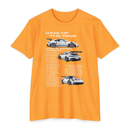 King of the Ring: Porsche Race Car Unisex CVC Jersey T-Shirt - CreativeRino