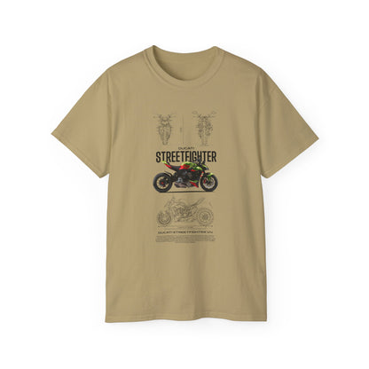 Ducati Streetfighter V4 Unisex Ultra Cotton Tee - Stylish Motorcycle T-shirt for Riders - CreativeRino