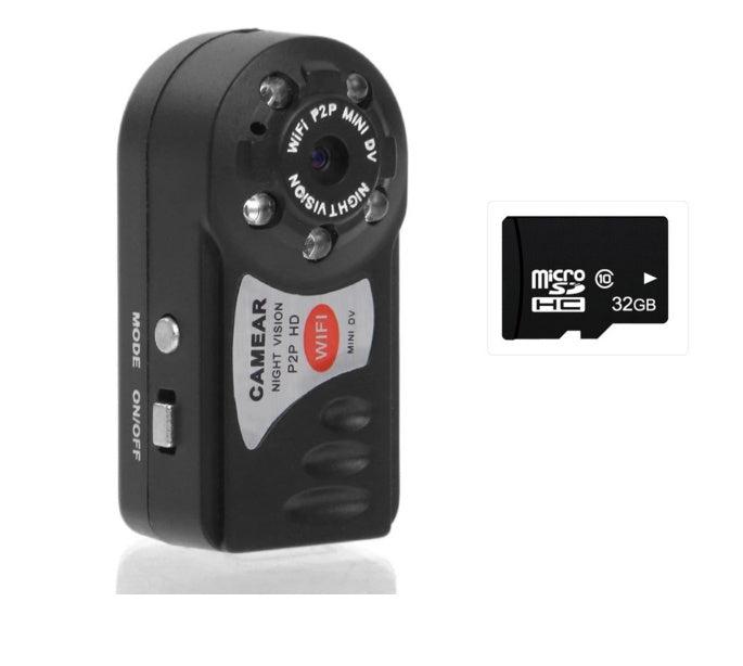Mini WiFi Camera Wireless Securiy Video Camera With Infrared Night Vision Wireless DVR CreativeRino