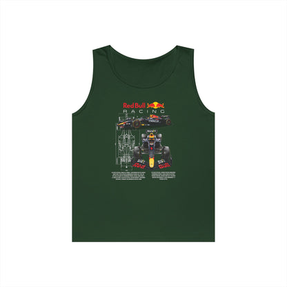 Formula F1 Unisex Heavy Cotton Tank Top - CreativeRino