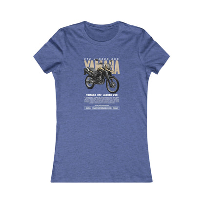 Yamaha XTZ Lander 250 Motorcycle Graphic Tee for Women - Perfect T-shirt for Riders and Gifting - CreativeRino