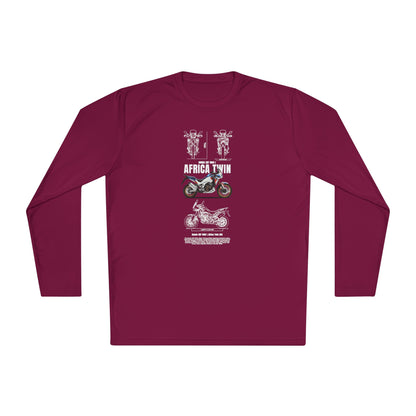 Honda CRF1000L Africa Twin Motorcycle Enthusiast Unisex Long Sleeve Tee - Africa Twin T-shirt Design - CreativeRino