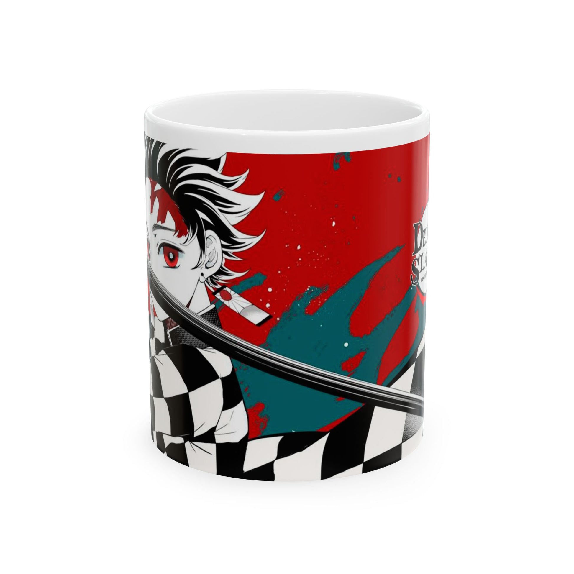 Anime-Inspired Ceramic Mug - Demon Slayer Design - CreativeRino