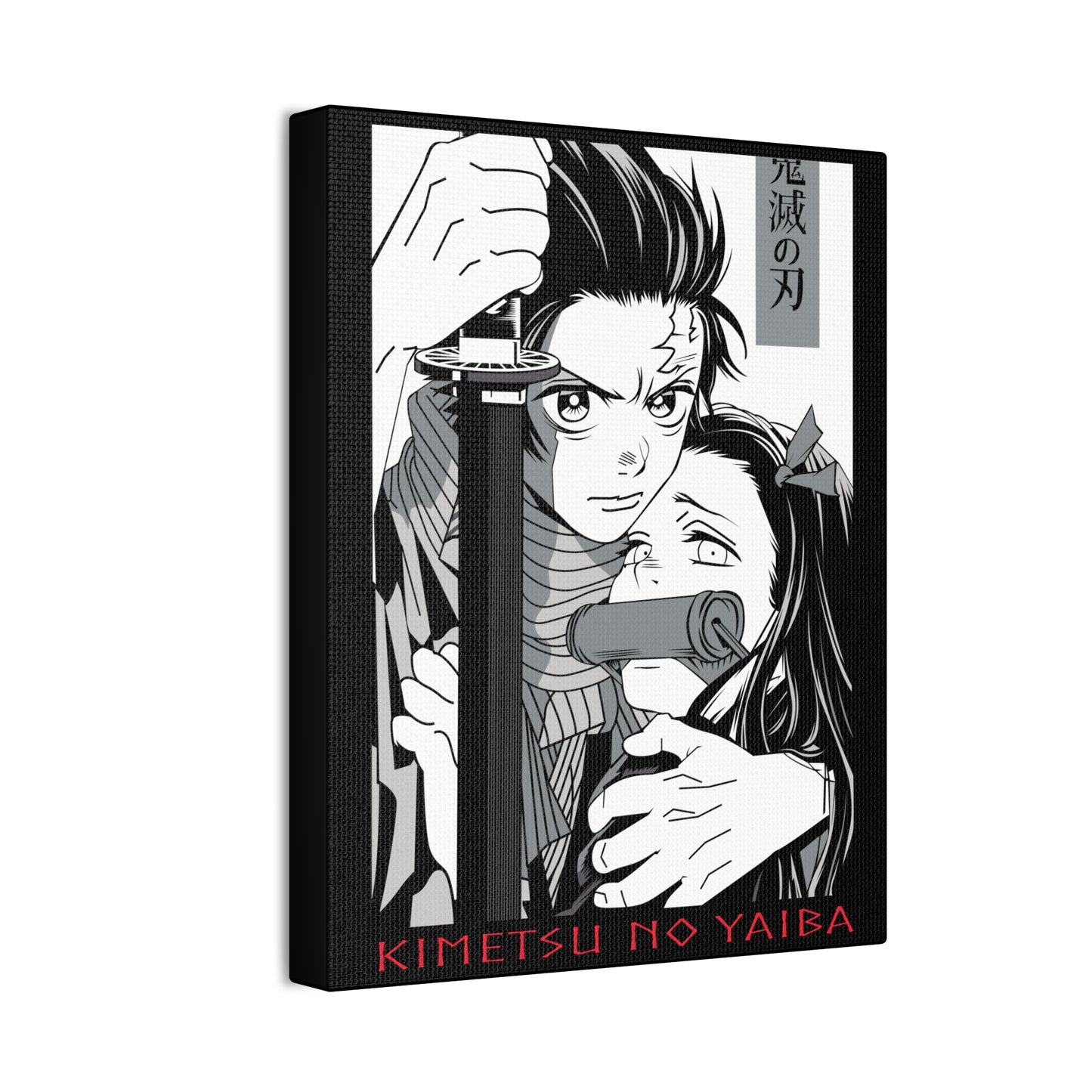 Kimetsu No Yaiba Canvas Art Print - Anime Wall Decor for Fans - CreativeRino