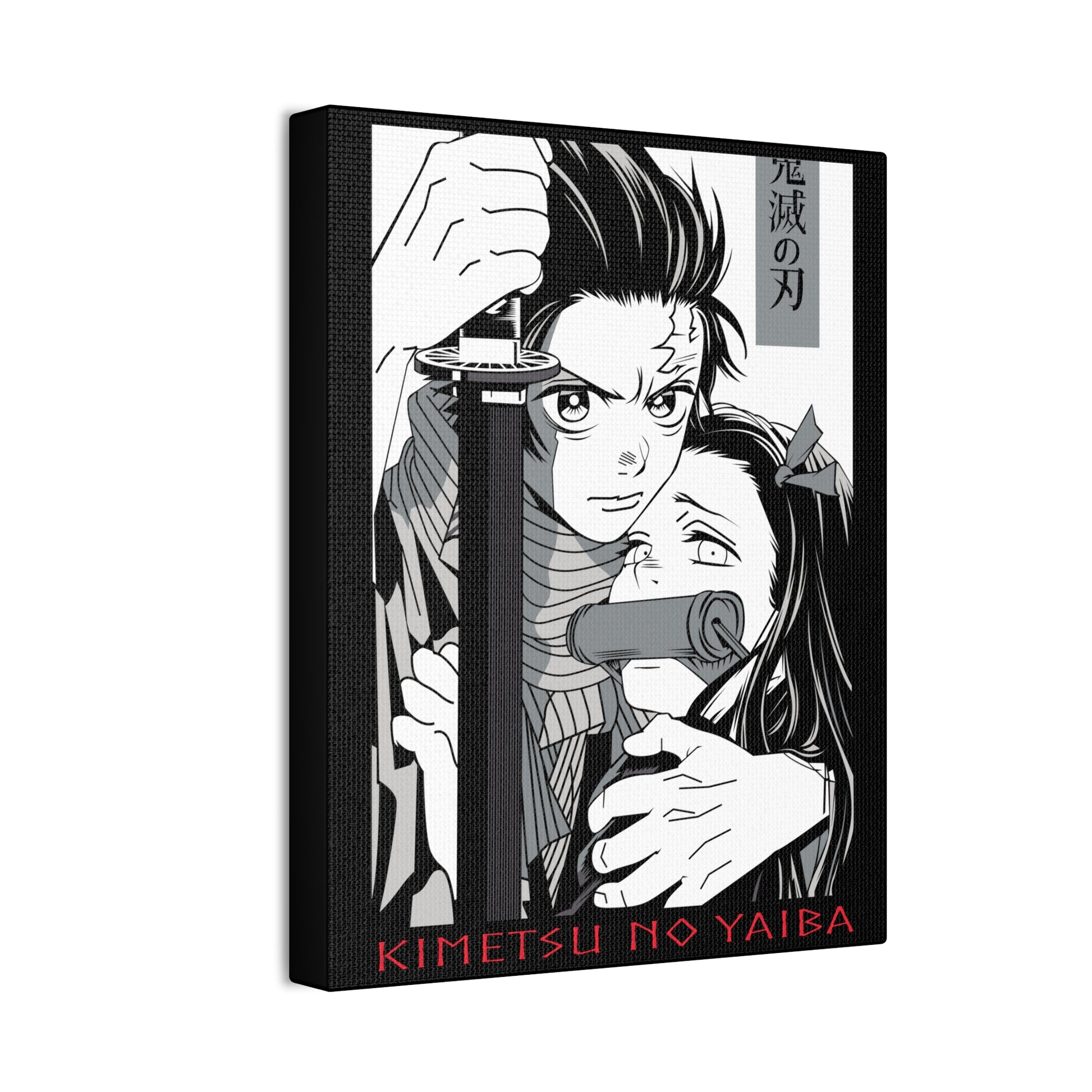 Kimetsu No Yaiba Canvas Art Print - Anime Wall Decor for Fans - CreativeRino