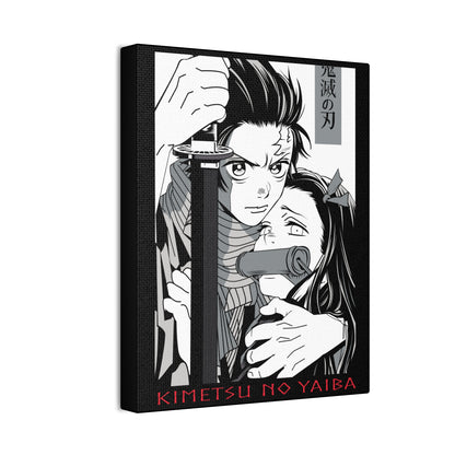 Kimetsu No Yaiba Canvas Art Print - Anime Wall Decor for Fans - CreativeRino