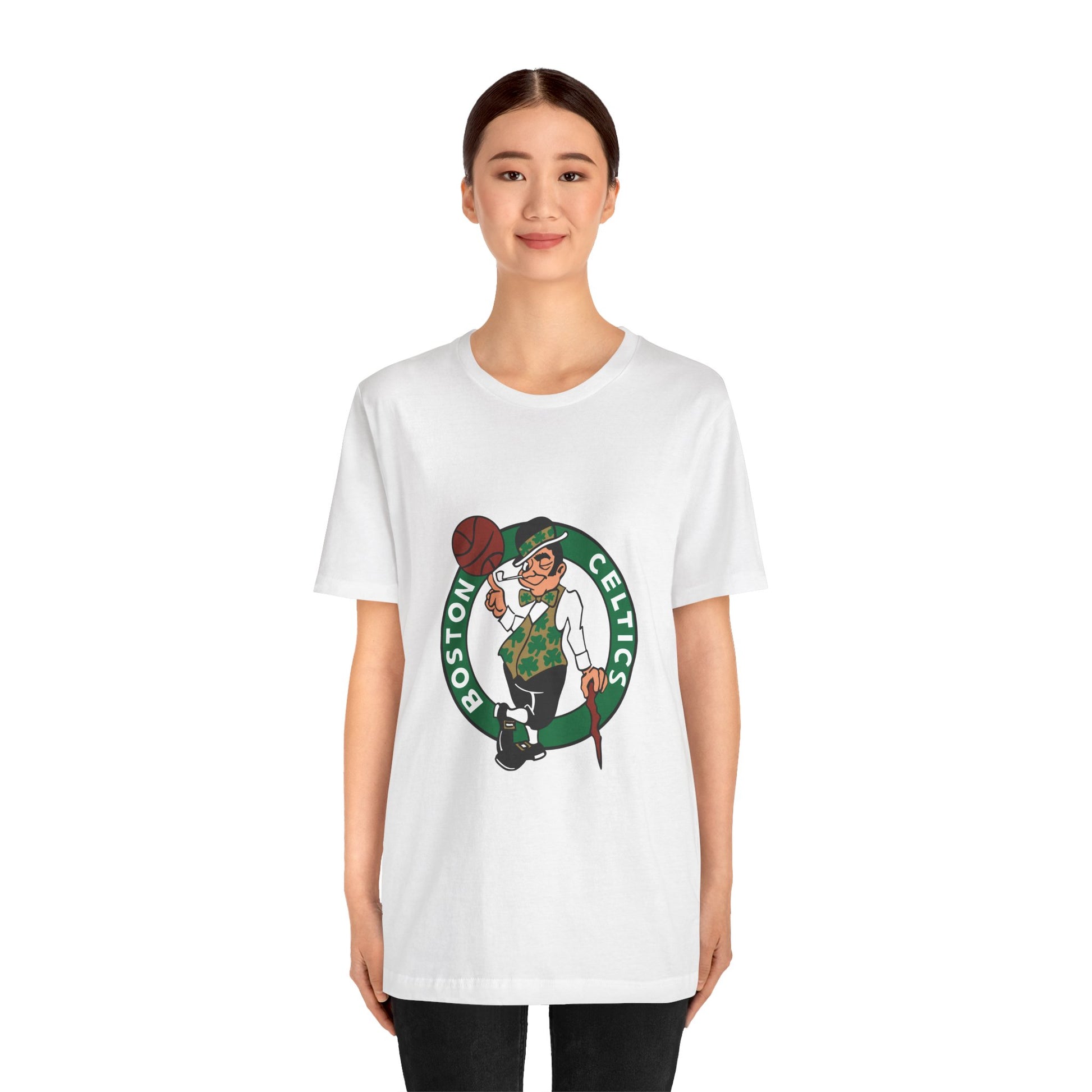 Boston Celtics Vintage Graphic Tee - Unisex Jersey Short Sleeve T-shirt - CreativeRino