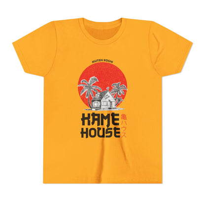 Dragon Ball Youth Short Sleeve Tee - Retro Kame House Design - Anime Perfect T-shirt for Summer Fun - CreativeRino