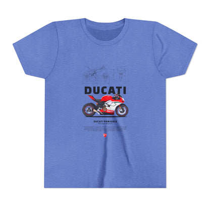 Ducati Panigale Youth Short Sleeve Tee - Perfect T-shirt for Young Moto Enthusiasts - CreativeRino
