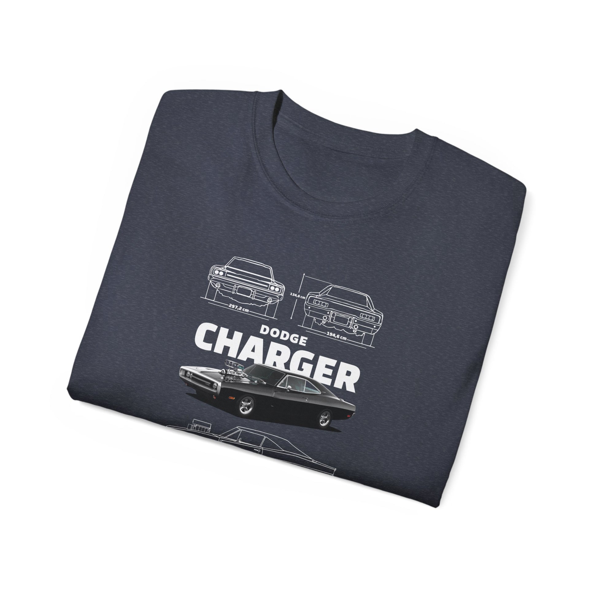 Dodge Charger 1970 Graphic Unisex Tee - Perfect T-shirt for Car Enthusiasts - CreativeRino