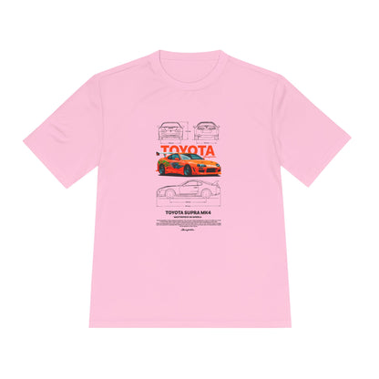 Toyota Supra MK4 Unisex Moisture Wicking Tee – Perfect T-shirt for Car Enthusiasts - CreativeRino