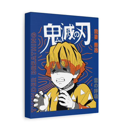 Anime Canvas Wall Art - Thunder Breathing Decor for Fans - CreativeRino