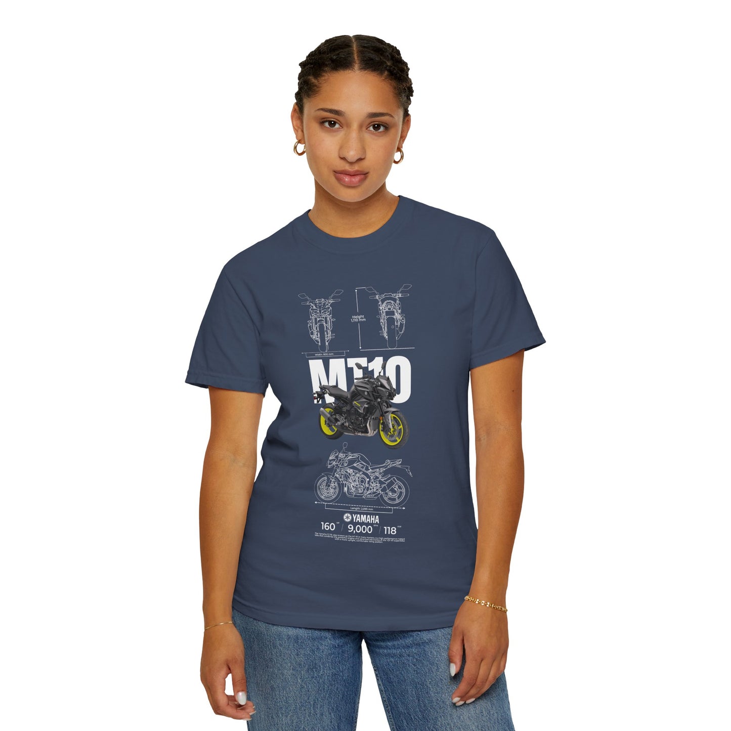 Yamaha MT-10 Unisex Motorcycle Graphic T-Shirt - Perfect for Bike Enthusiasts - CreativeRino