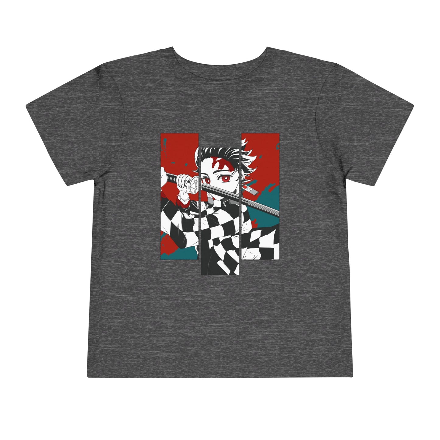 Demon Slayer Toddler Tee - Cute Anime Graphic T-shirt for Kids - CreativeRino