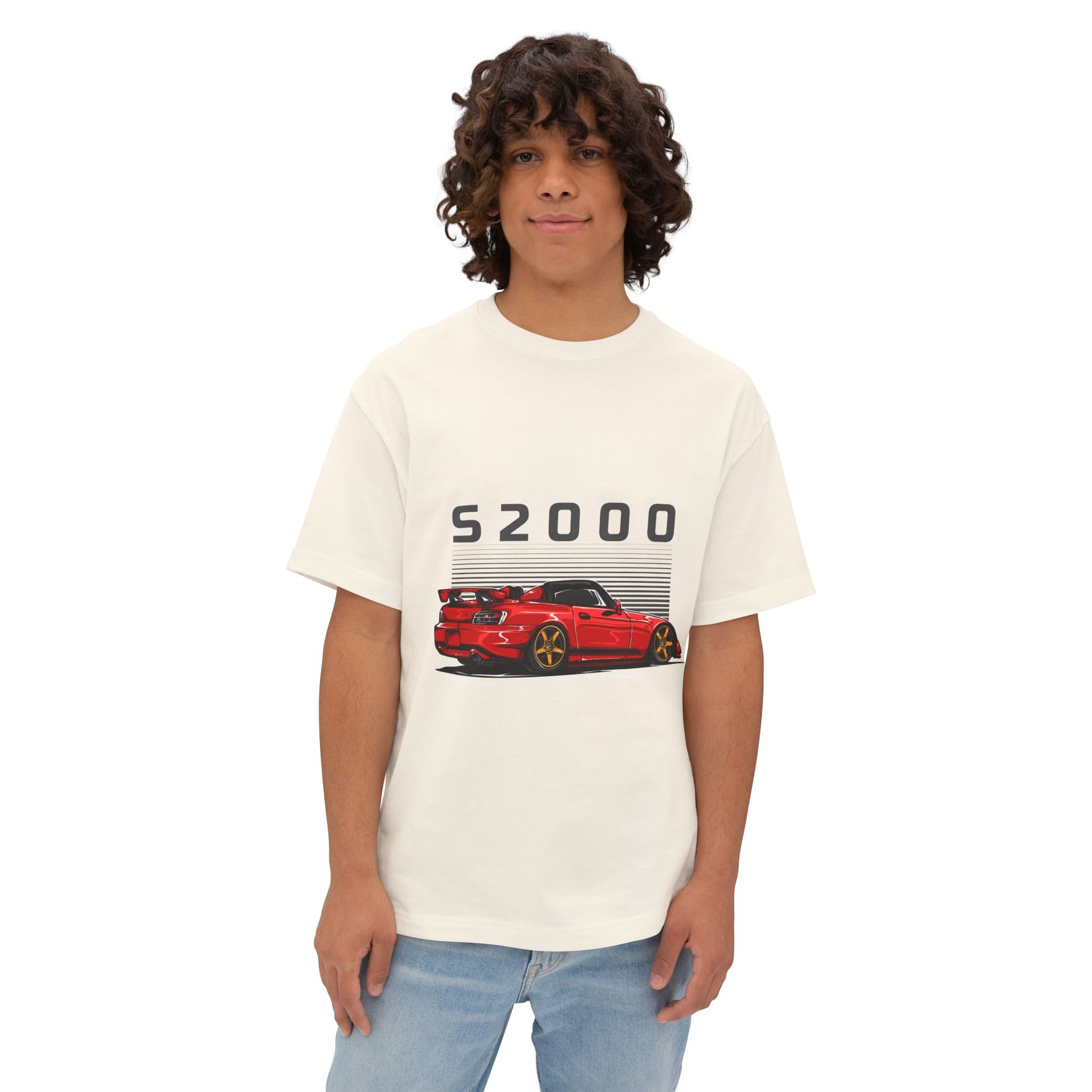 S2000 Graphic Unisex Oversized Boxy Tee - Perfect T-shirt for Car Enthusiasts - CreativeRino