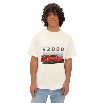 S2000 Graphic Unisex Oversized Boxy Tee - Perfect T-shirt for Car Enthusiasts - CreativeRino