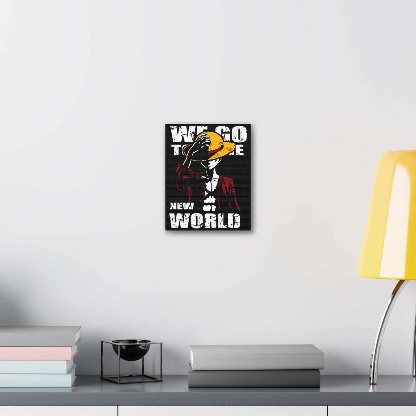 Adventurous Canvas Wall Art - 'We Go To The New World' Anime Canvas Wall Art - CreativeRino