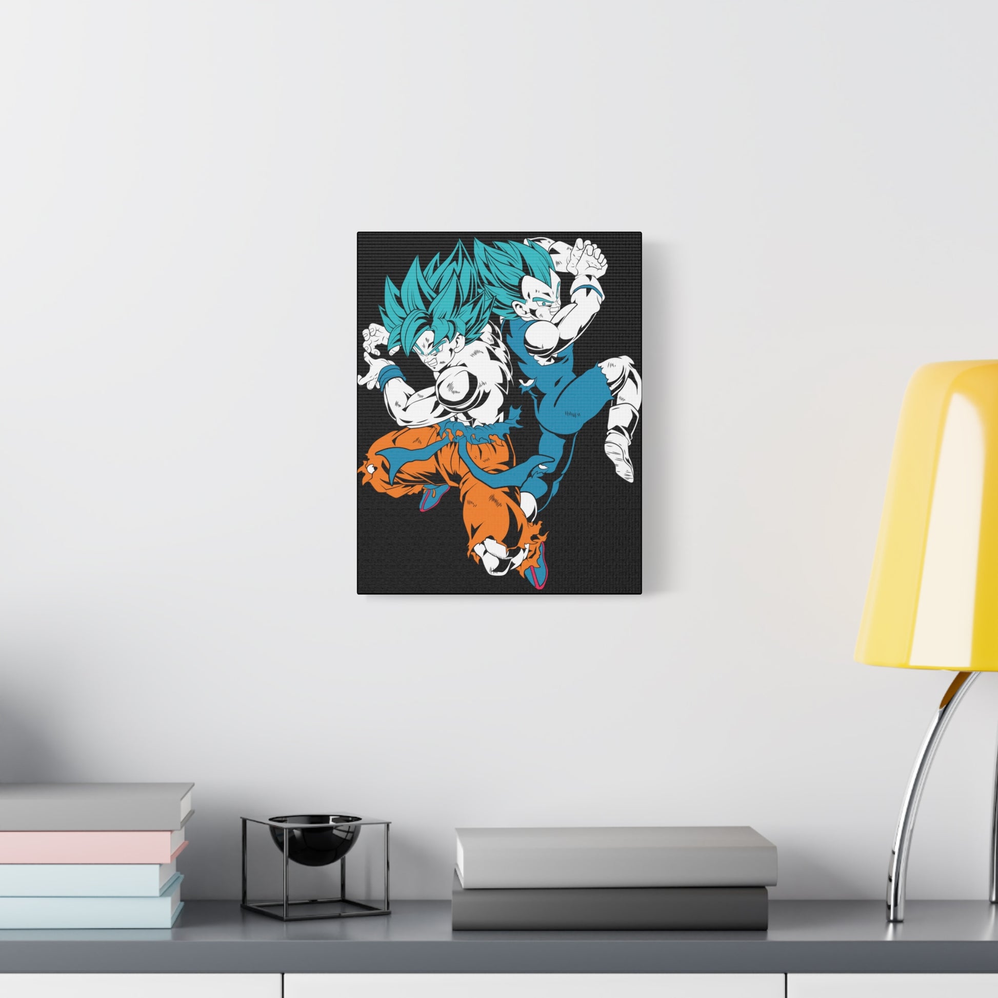 Dragon Ball Z Matte Canvas Art - Super Saiyan Action Wall Decor - CreativeRino