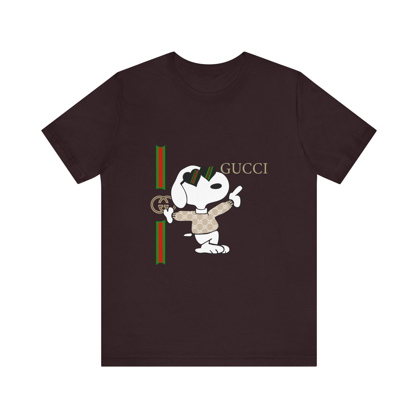 Snoopy Gucci Unisex Jersey Short Sleeve T-shirt - CreativeRino