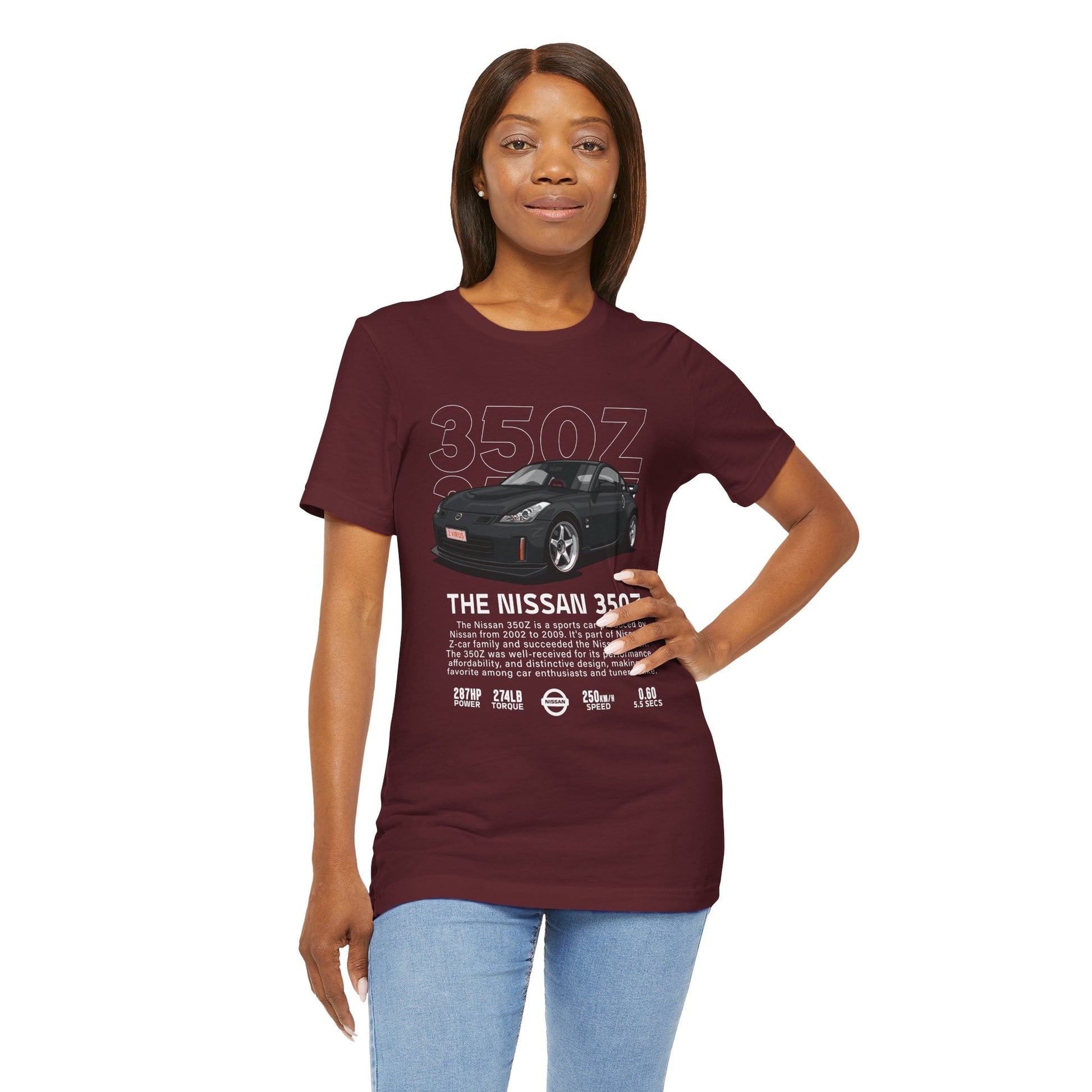 Nissan 350Z Unisex Tee – Perfect for Car Enthusiasts and Motoring Events - CreativeRino