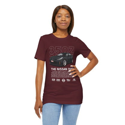 Nissan 350Z Unisex Tee – Perfect for Car Enthusiasts and Motoring Events - CreativeRino