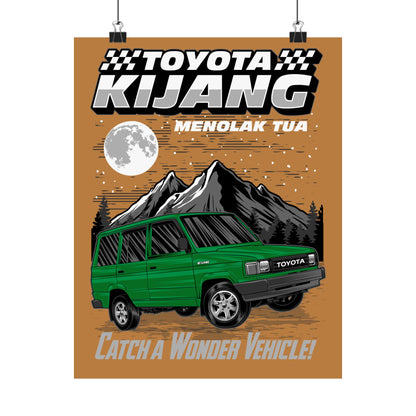 Vintage Toyota Kijang Vertical Poster - Catch a Wonder Vehicle! - CreativeRino