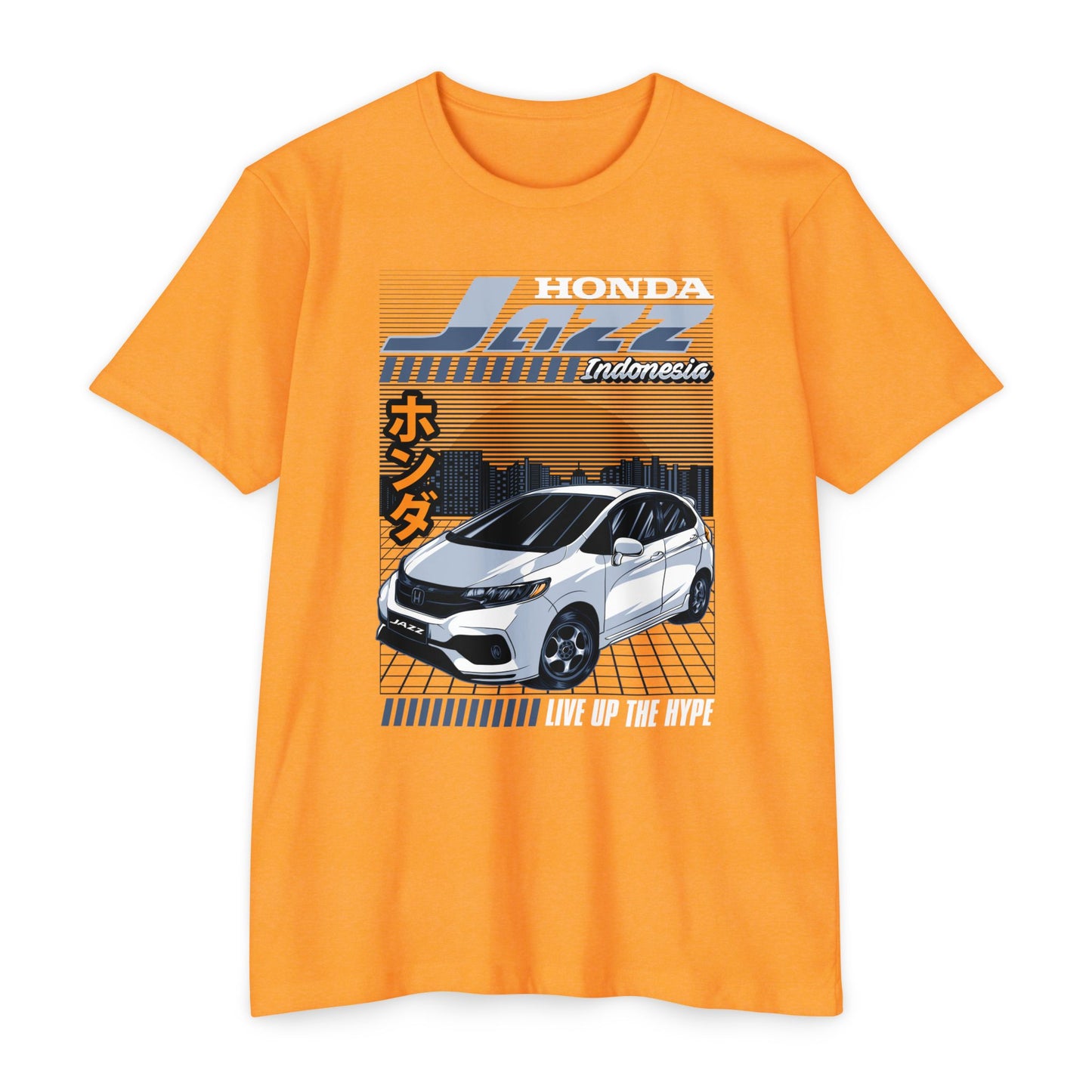 Honda Jazz Graphic Tee - Live Up the Hype - CreativeRino
