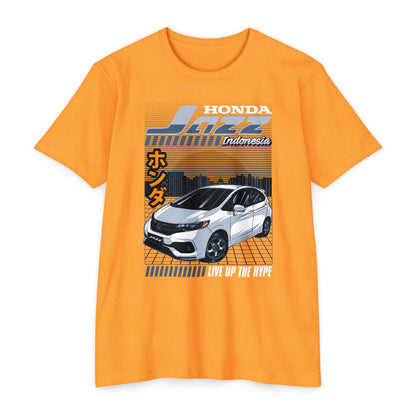 Honda Jazz Graphic Tee - Live Up the Hype - CreativeRino