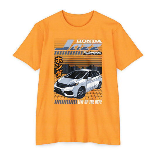 Honda Jazz Graphic Tee - Live Up the Hype - CreativeRino