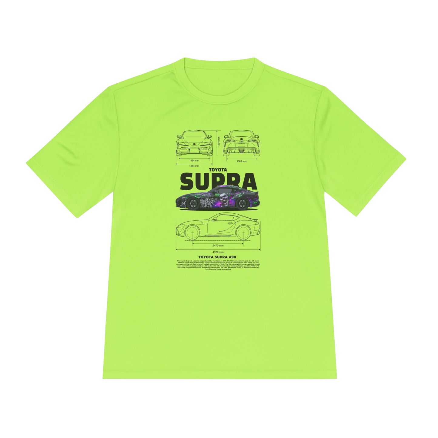 Toyota Supra Unisex Moisture Wicking Tee -  Perfect for Car Enthusiasts
