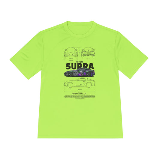 Toyota Supra Unisex Moisture Wicking Tee -  Perfect for Car Enthusiasts - CreativeRino