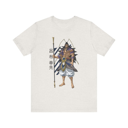 Anime Unisex Jersey Tee - Record of Ragnarok Mythical Warrior Graphic T-shirt - CreativeRino