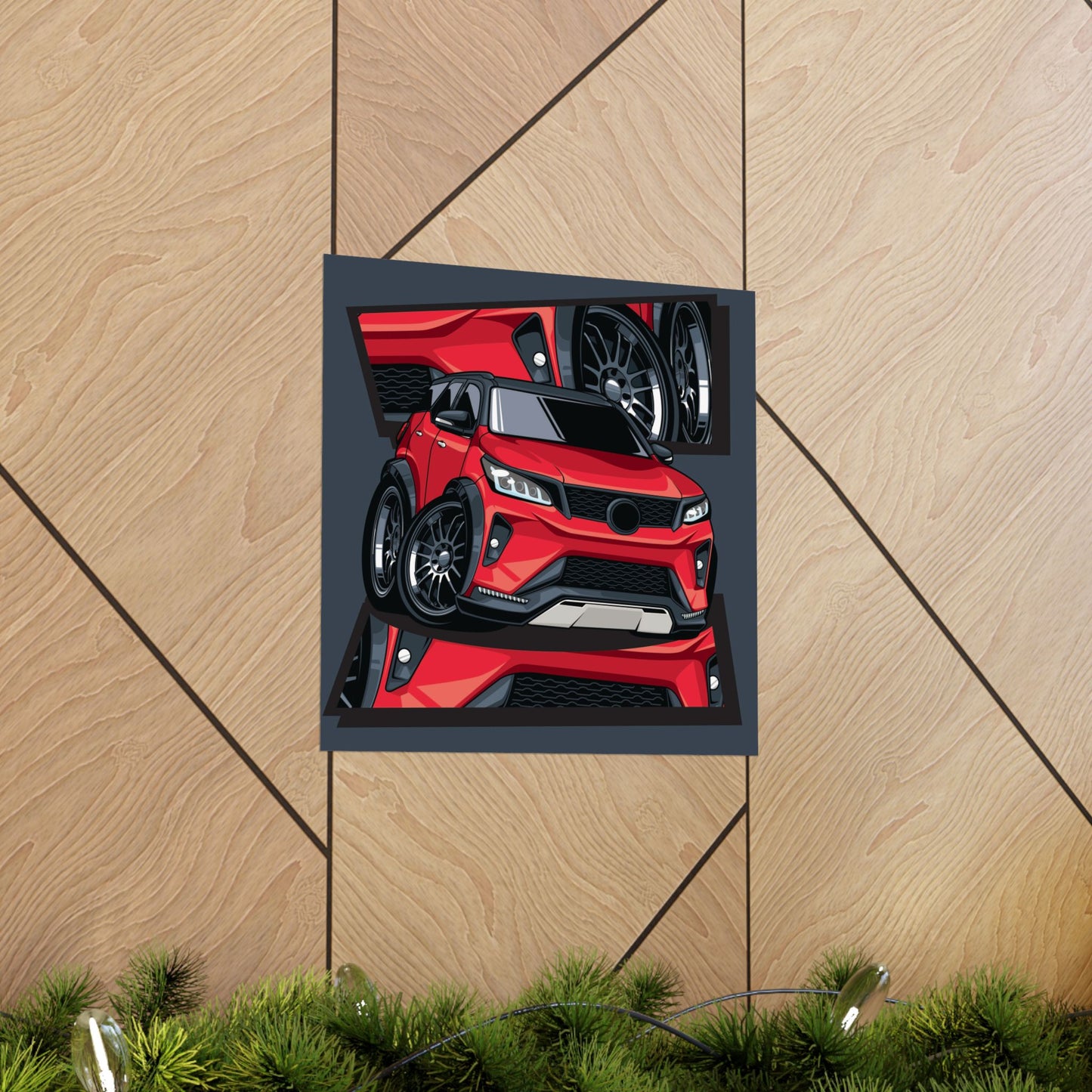 Stylish Matte Square Car Posters - Perfect Poster for Automotive Enthusiasts - CreativeRino