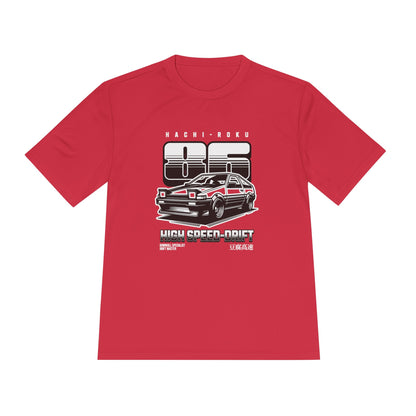 High Speed Drift Unisex Moisture Wicking Tee - Perfect T-shirt for Car Lovers! - CreativeRino