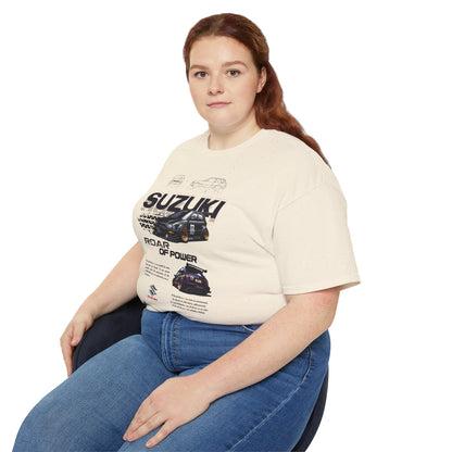 Suzuki Roar of Power Unisex Ultra Cotton Tee - Perfect T-shirt for Car Enthusiasts - CreativeRino
