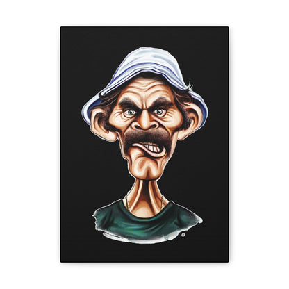 Don Ramon Character Wall Art Canvas - Unique Stretched Canvas Print - CreativeRino