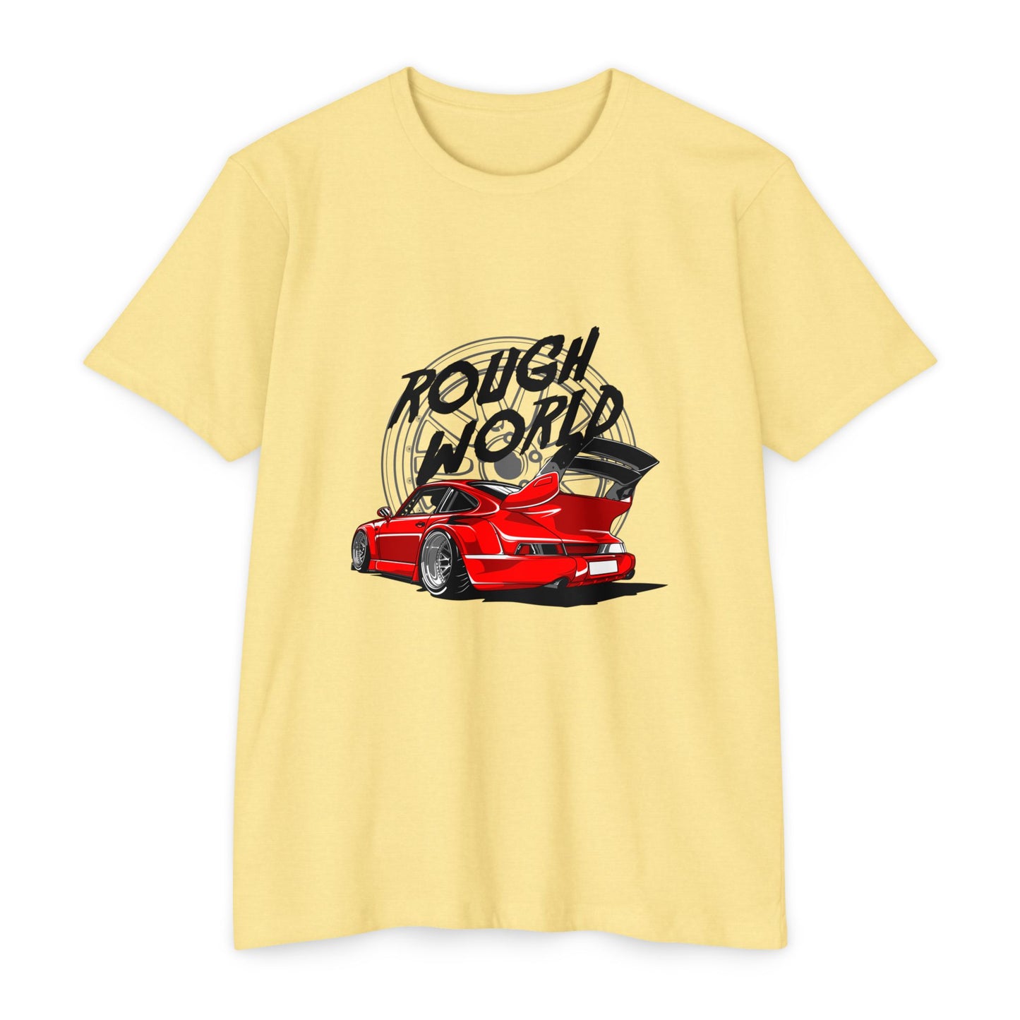 Rough Word Graphic Unisex T-Shirt – Perfect T-shirt for Car Enthusiasts - CreativeRino