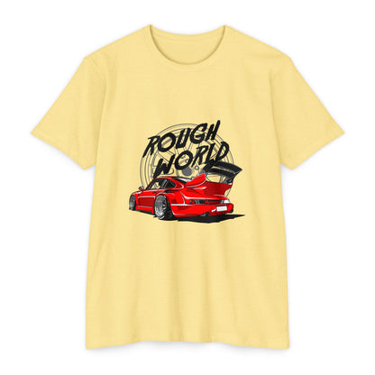 Rough Word Graphic Unisex T-Shirt – Perfect T-shirt for Car Enthusiasts - CreativeRino