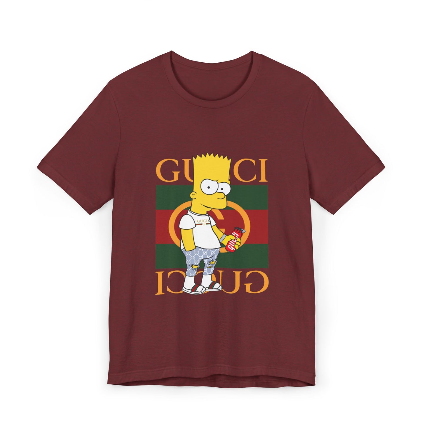 Gucci Bart Simpson Unisex Jersey T-Shirt - CreativeRino