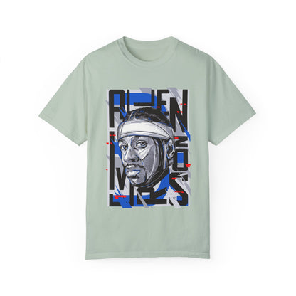 Allen Iverson Unisex Garment-Dyed T-shirt with Graphic Design | Perfect Tee for Sports Fans & Streetwear Enthusiasts - CreativeRino