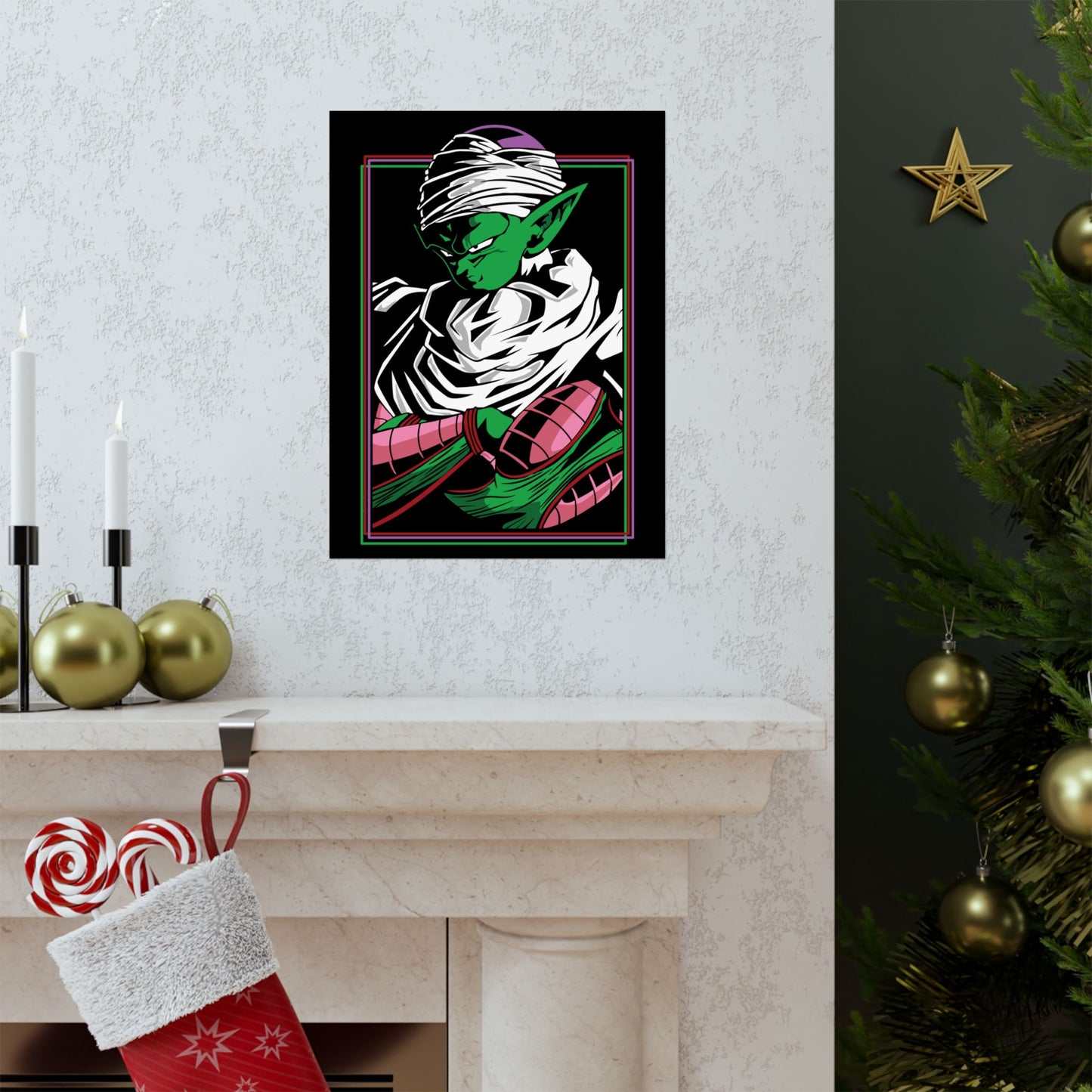 Dragon Ball Z Matte Vertical Poster - Framed Anime Art Print - CreativeRino