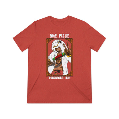 One Piece Trafalgar Law Unisex Triblend Tee - Perfect T-shirt For Anime Fans - CreativeRino