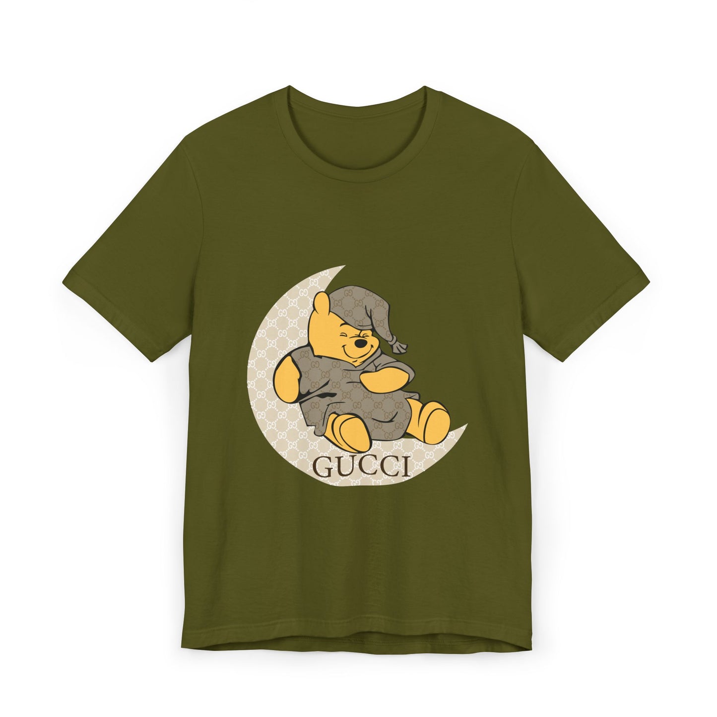Cozy Sleepy Bear Unisex Jersey T-Shirt - CreativeRino