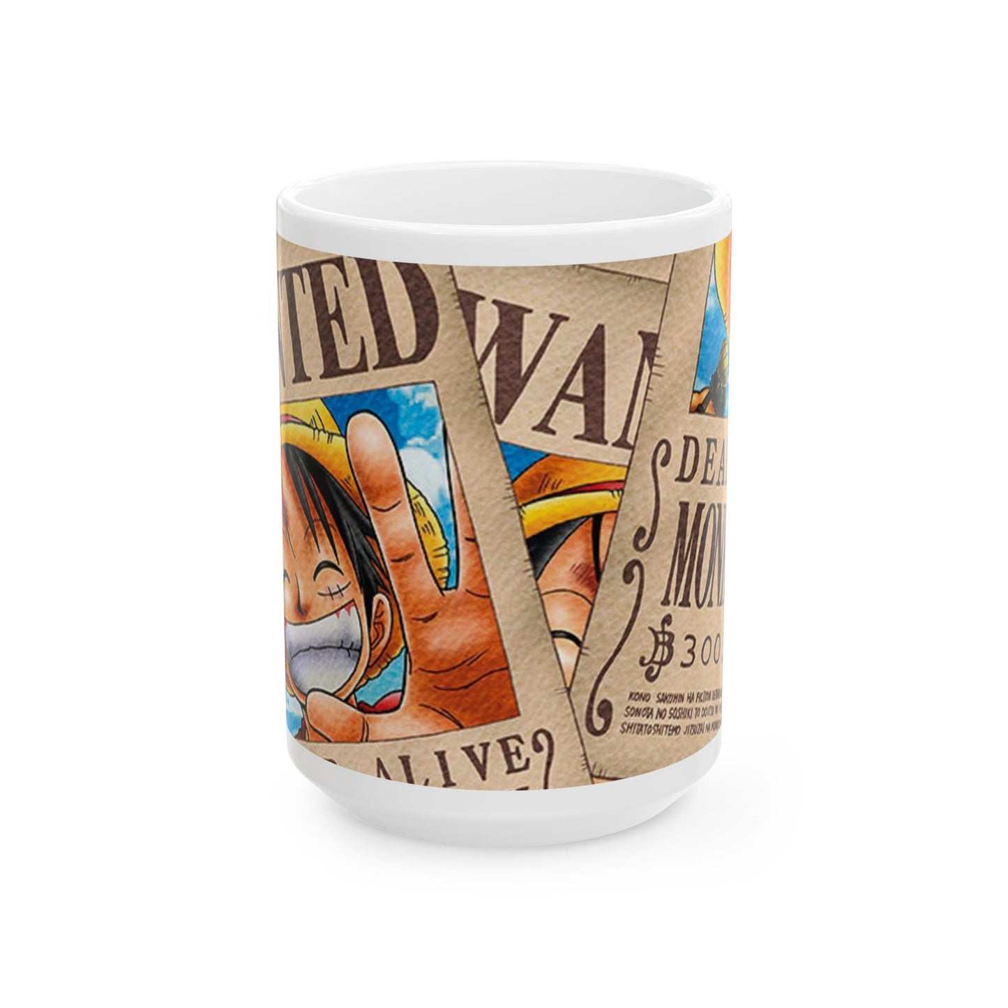 One Piece Mug - Fun Ceramic Coffee Cup for Anime Fans - CreativeRino