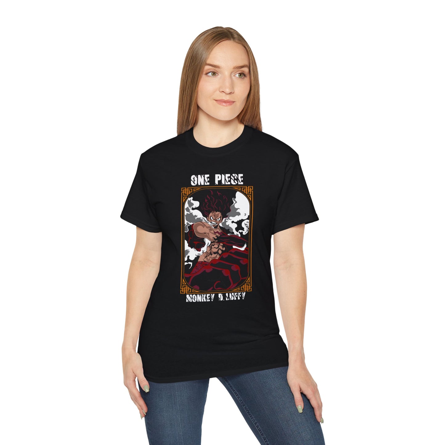 One Piece Monkey D. Luffy Tee - Unisex Ultra Cotton T-shirt for Anime Fans - CreativeRino