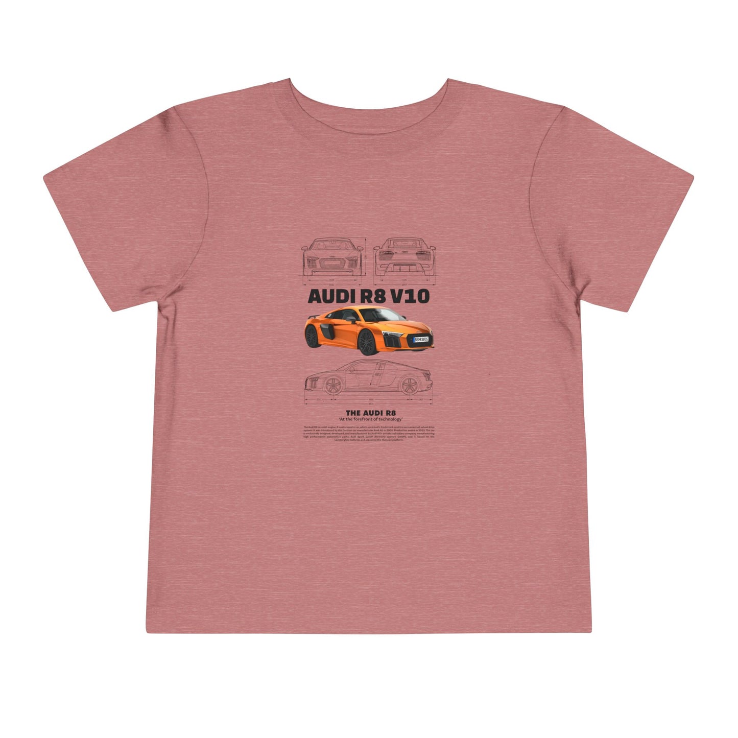 Audi R8 Car Lover Tee -  Graphic Short Sleeve Shirt | Car T-shirt - CreativeRino