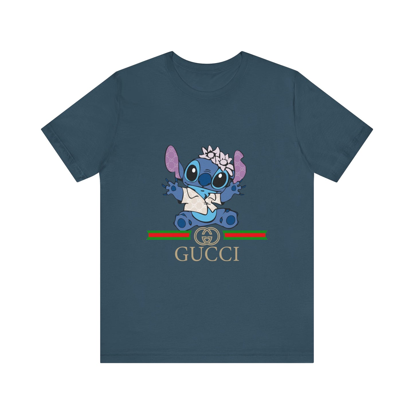 Stitch Gucci Unisex Jersey Short Sleeve Tee - CreativeRino