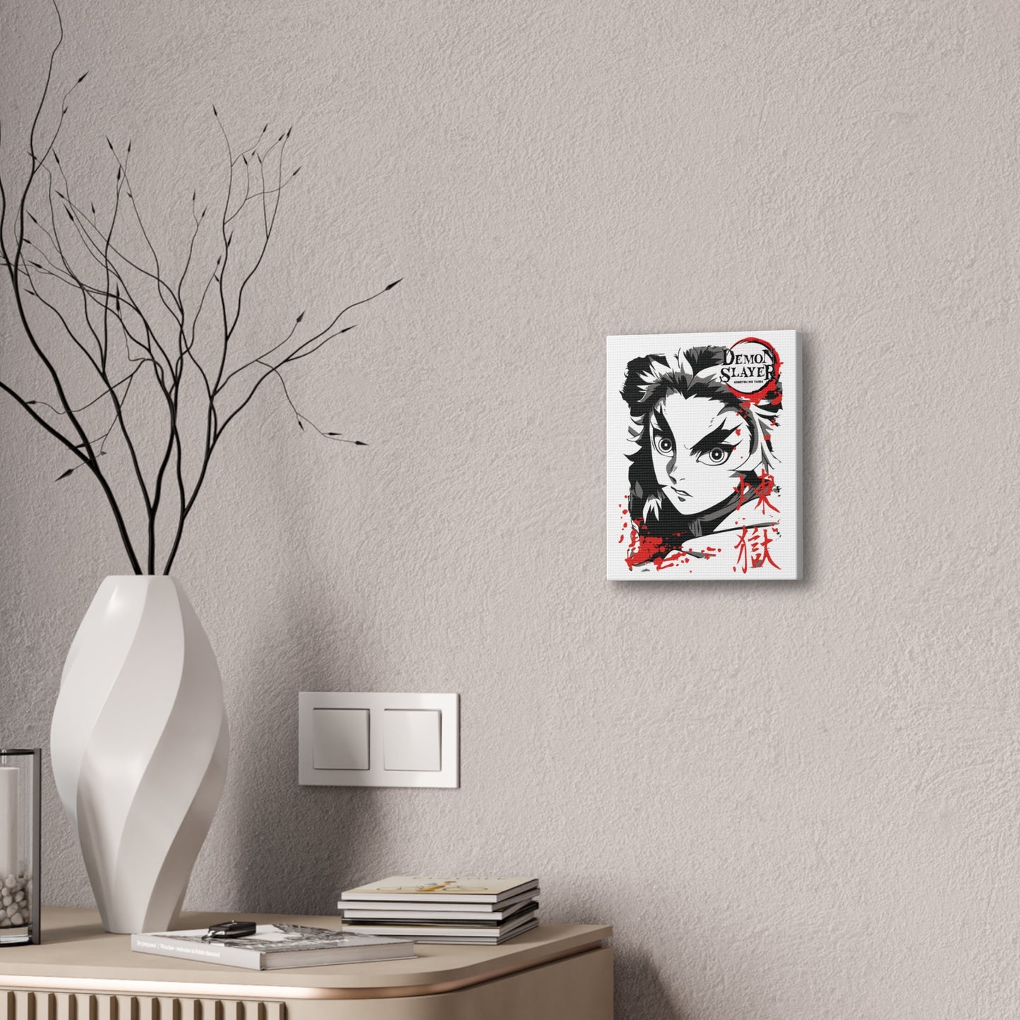 Demon Slayer Canvas Art – Manga-Inspired Wall Decor for Anime Fans - CreativeRino