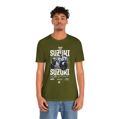 Biker Life Suzuki Unisex Short Sleeve Tee - Perfect T-shirt for Motorcycle Enthusiasts - CreativeRino